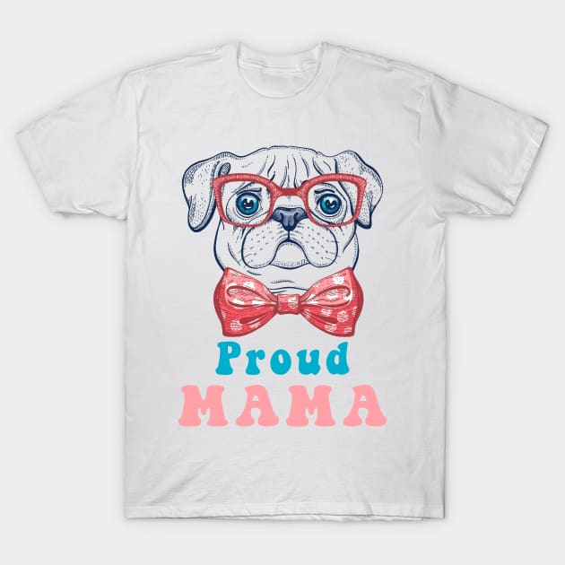 Groovy French bulldog mama - The nerdy French bulldog lover shirt T-Shirt by Novelty-art